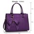 LS00374B - Purple Grab Bag With Bow Charm