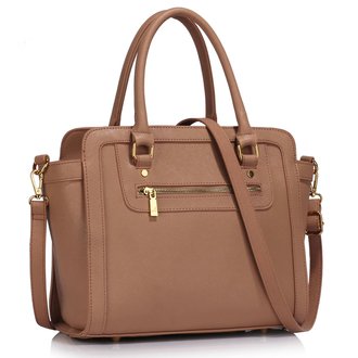 LS00255A - Nude Grab Tote Handbag