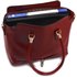 LS00456 - Wholesale & B2B Burgundy Zipper Tote Shoulder Bag Supplier & Manufacturer