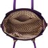 LS00456 - Purple Zipper Tote Shoulder Bag