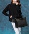 LS00121- Black Grab Shoulder Handbag