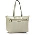 LS00121- Cream Grab Shoulder Handbag