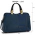 LS00416- Navy Colour Block Patchwork Grab Bag