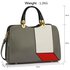 LS00416- Grey/White/Red Colour Block Patchwork Grab Bag