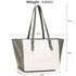 LS00498- Grey/White Grab Shoulder Handbag