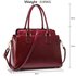 LS00419 - Burgundy Women's Grab Tote Bag