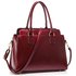 LS00419 - Burgundy Women's Grab Tote Bag