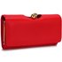 LSP1070A - Red Kisslock Clutch Wallet
