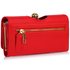 LSP1070A - Red Kisslock Clutch Wallet