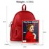 AG00186C- Burgundy Backpack Rucksack School Bag