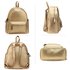 LS00186C - Gold Backpack Rucksack School Bag