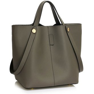 LS00198 - Grey Women's Tote Shoulder Bag
