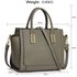 LS00338B - Wholesale & B2B Grey Grab Tote Handbag Supplier & Manufacturer