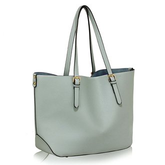 LS00265 - Wholesale & B2B Blue Shoulder Bag With Removable Pouch Supplier & Manufacturer