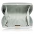 LSE00335 - Silver Hard Case Evening Bag