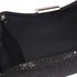 LSE00337 - Black Hard Case Evening Bag