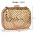 LSE00338 - Gold Metal Mesh Clutch Bag