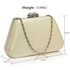 LSE00334 - Ivory Diamante Crystal Clutch Bag