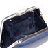 LSE00334 - Navy Diamante Crystal Clutch Bag