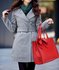 LS00236 - Red Bow-Tie Shoulder Tote Bag