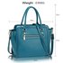 LS00255B - Blue Grab Tote Handbag