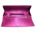 LSE00328A - Purple Satin Clutch Evening Bag