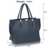 LS00277 - Wholesale & B2B Navy Tote Bag Supplier & Manufacturer