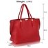LS00277 - Wholesale & B2B Red Tote Bag Supplier & Manufacturer