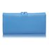 LSP1078 - Blue Purse/Wallet With Gold Tone Metal