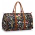 AG00479 - Black Floral Weekend Duffle Bag