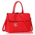 AG00538 - Red Satchel Grab Shoulder Handbag