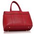 AG00538 - Burgundy Satchel Grab Shoulder Handbag