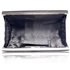 LSE00345 - Black Glitter Clutch Bag