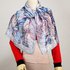 AGSC017 - Stylish Feather Print Women's Scarf