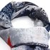 AGSC032 - Stylish Print Navy Women's Scarf