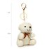 AGC1017 -  White Teddy Bear handbag Charm