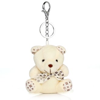 AGC1018 - Nude Teddy Bear Bag Charm