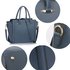 AG00516 - Wholesale & B2B Navy Women's Tote Shoulder Bag Supplier & Manufacturer