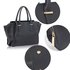 AG00517 - Black Women's Tote Handbag