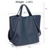 AG00198 - Wholesale & B2B Navy Women's Tote Shoulder Bag Supplier & Manufacturer