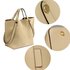 AG00198 - Wholesale & B2B Beige Women's Tote Shoulder Bag Supplier & Manufacturer