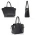 AG00314A - Wholesale & B2B Black Zipper Tote Bag Supplier & Manufacturer