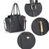 AG00314A - Wholesale & B2B Black Zipper Tote Bag Supplier & Manufacturer