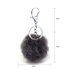 AGC1013 - Dark Grey Fluffy Fur Bag Charms