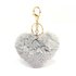 AGC1014 - Grey Fluffy Heart Bag Charms