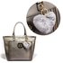 AGC1014 - Grey Fluffy Heart Bag Charms
