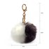 AGC1015 - Grey / White Faux Fur Bag Charms