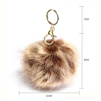AGC1016 - Fluffy Fur Coffee Bag Charms