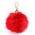 AGC1016 - Fluffy Fur Red Bag Charms