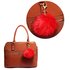 AGC1016 - Fluffy Fur Red Bag Charms